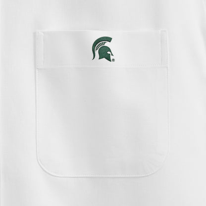 Michigan State Men's Cotton Oxford