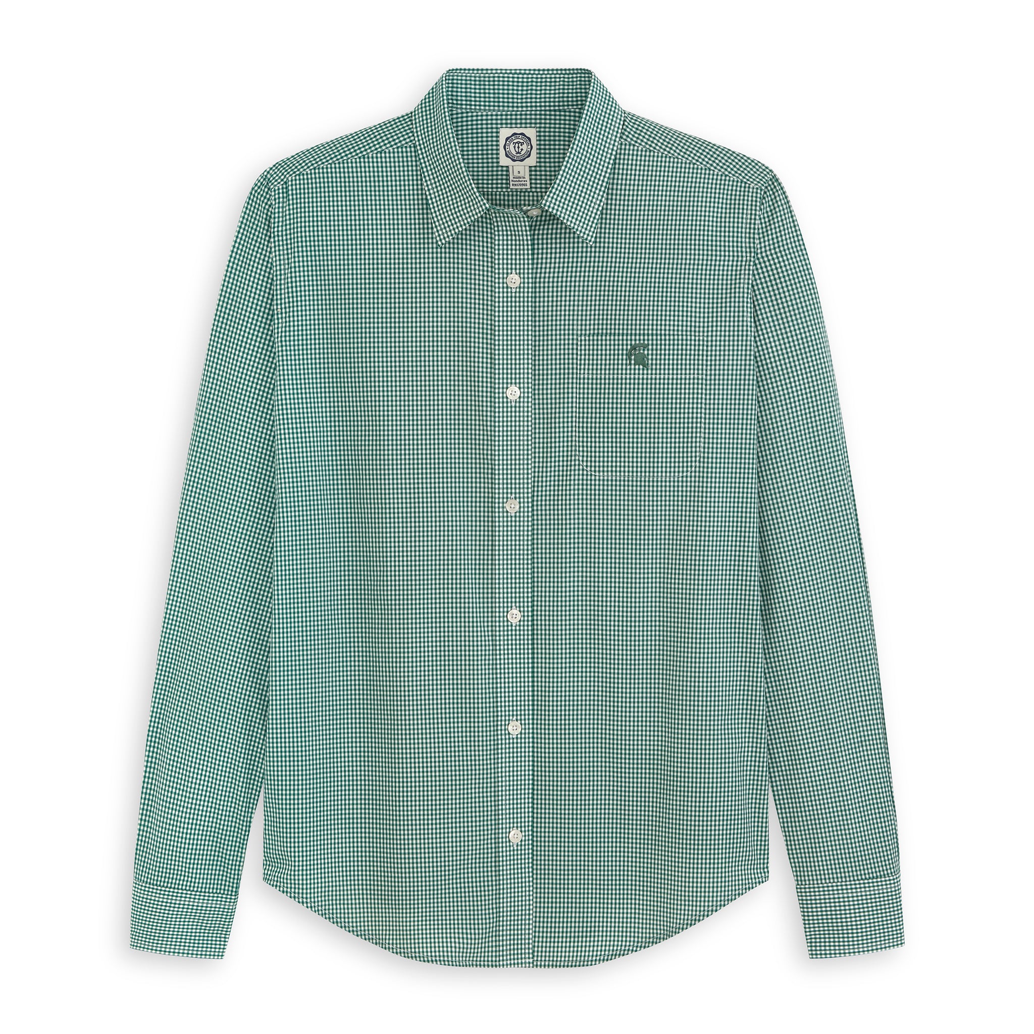 Michigan State Women's Cotton Oxford