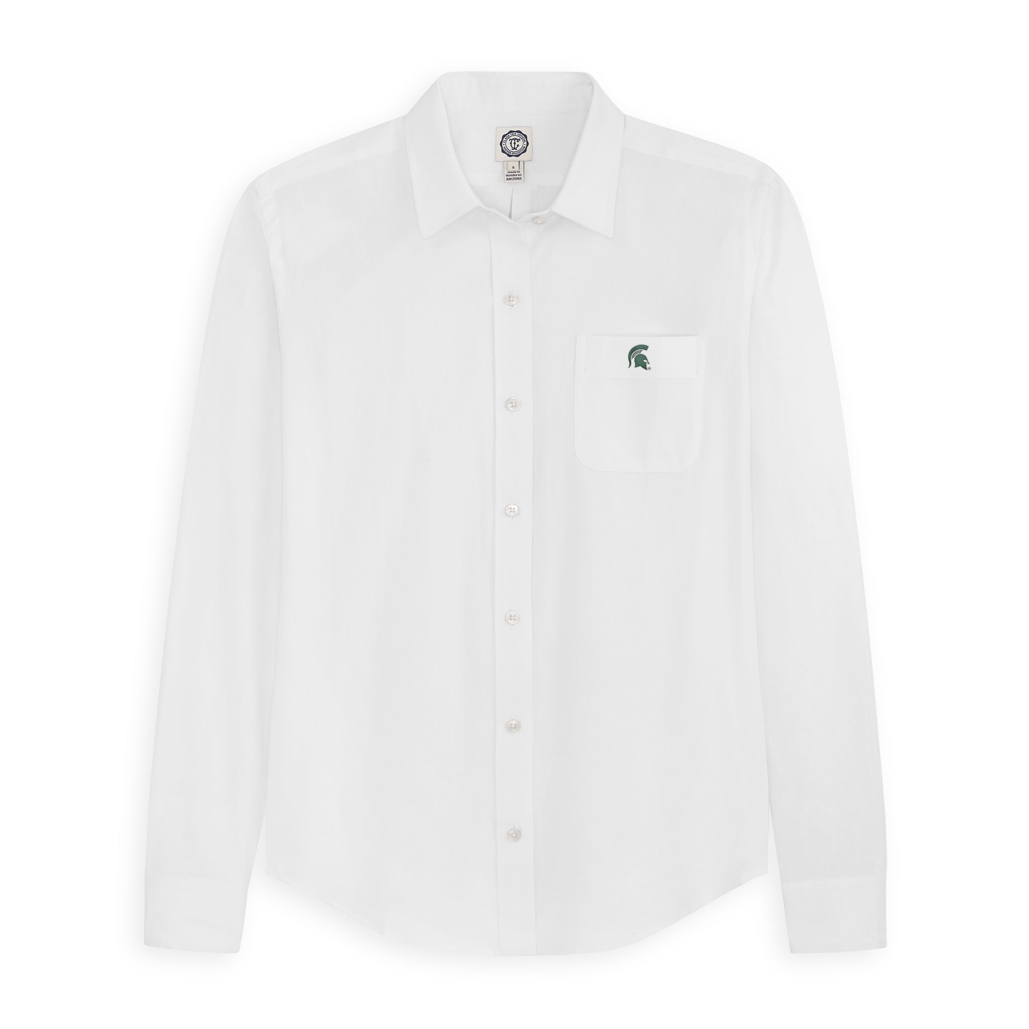 Michigan State Women's Cotton Oxford