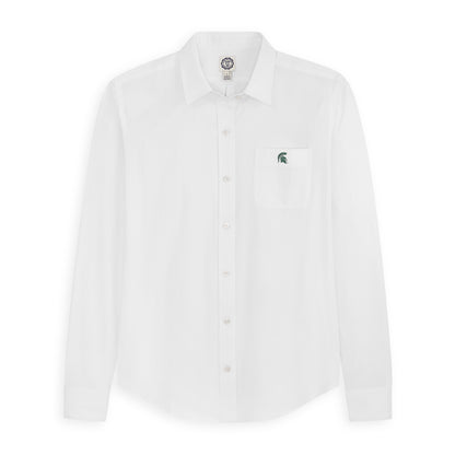 Michigan State Women's Cotton Oxford