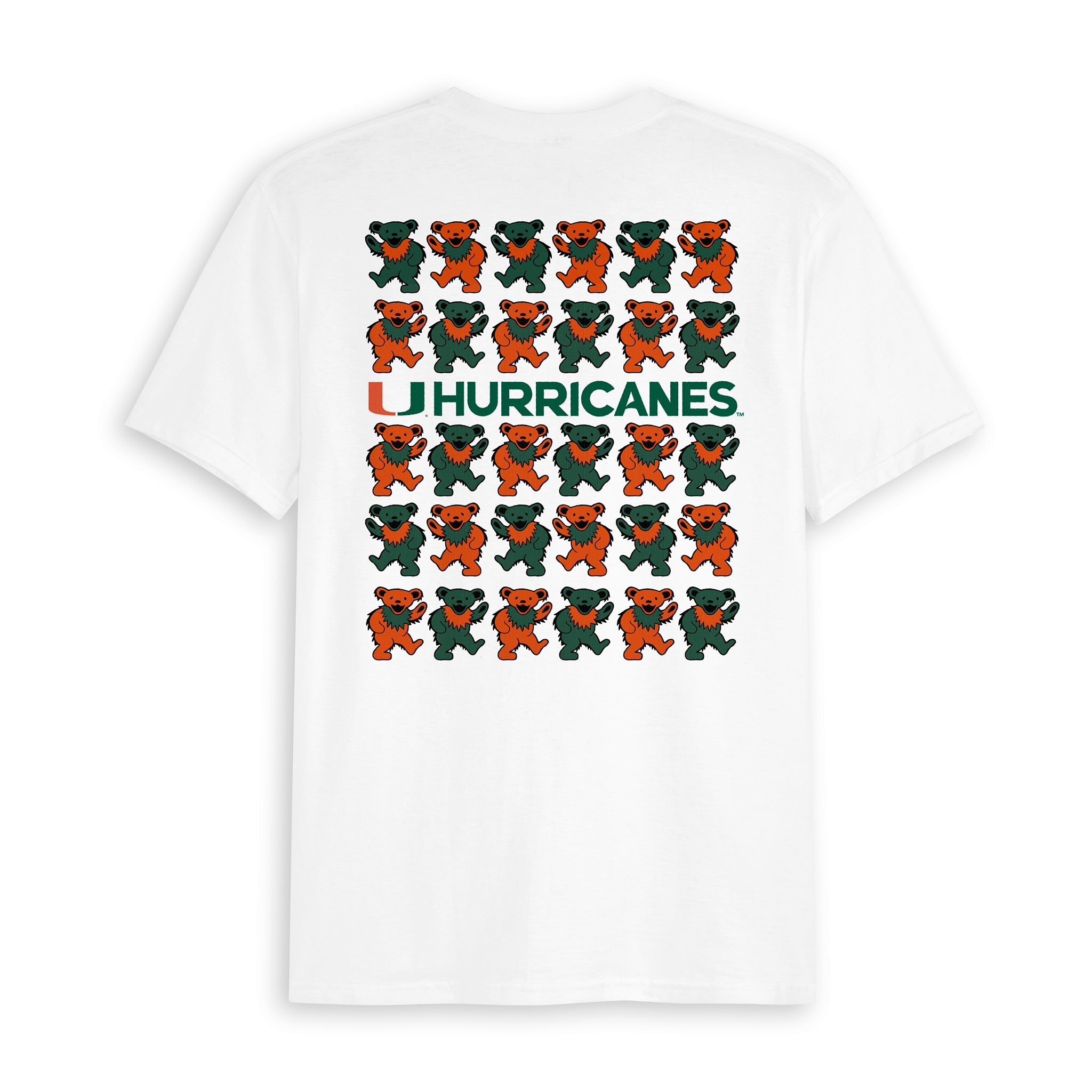 University of Miami x Grateful Dead Stacked Bears Tee