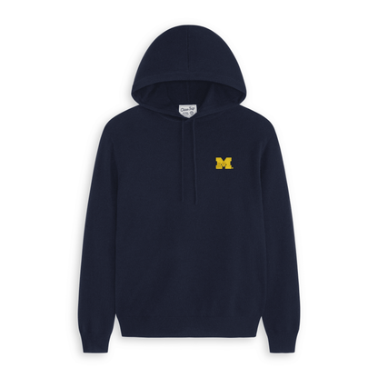 Michigan Men’s Cashmere Pullover Hoodie