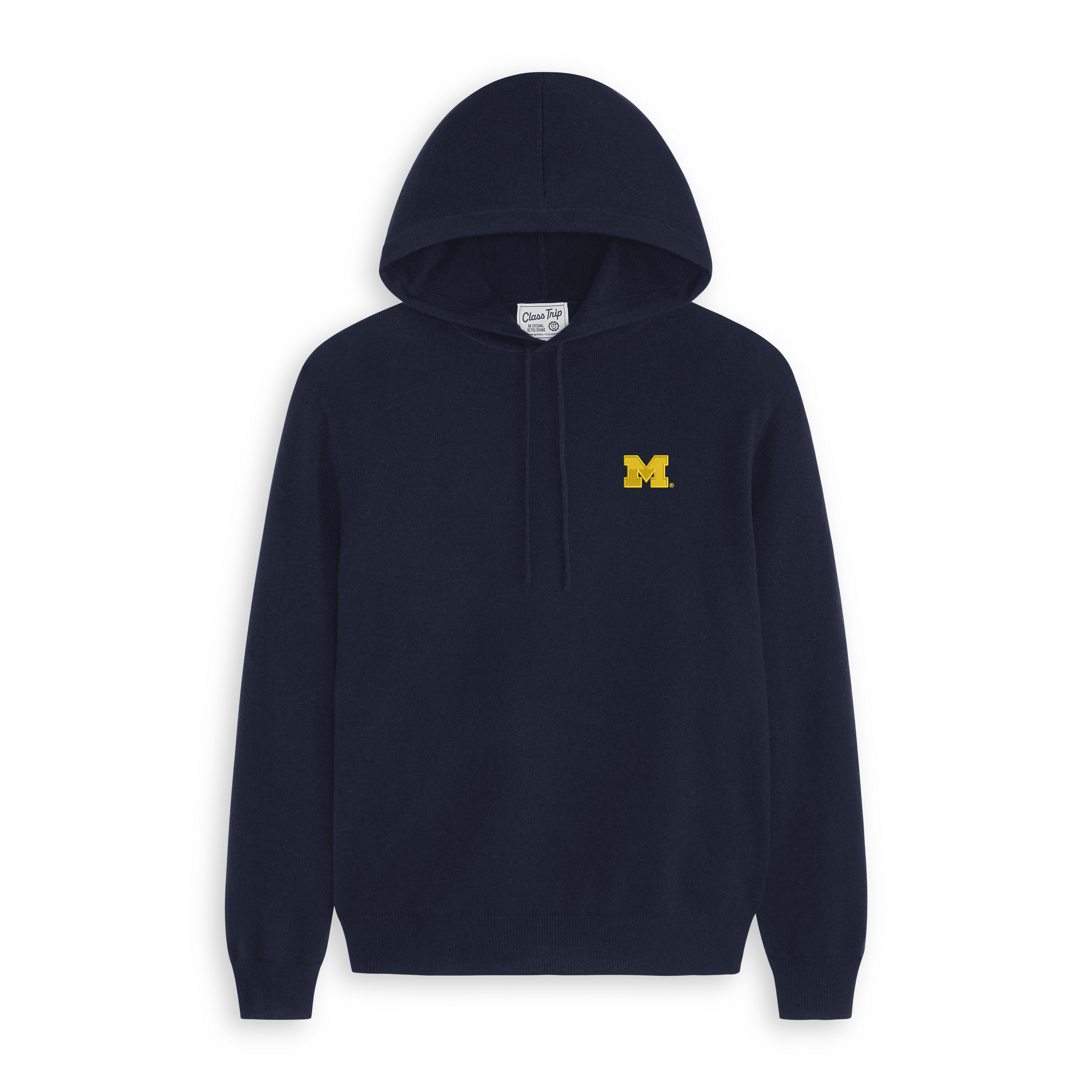 Michigan Men’s Cashmere Pullover Hoodie