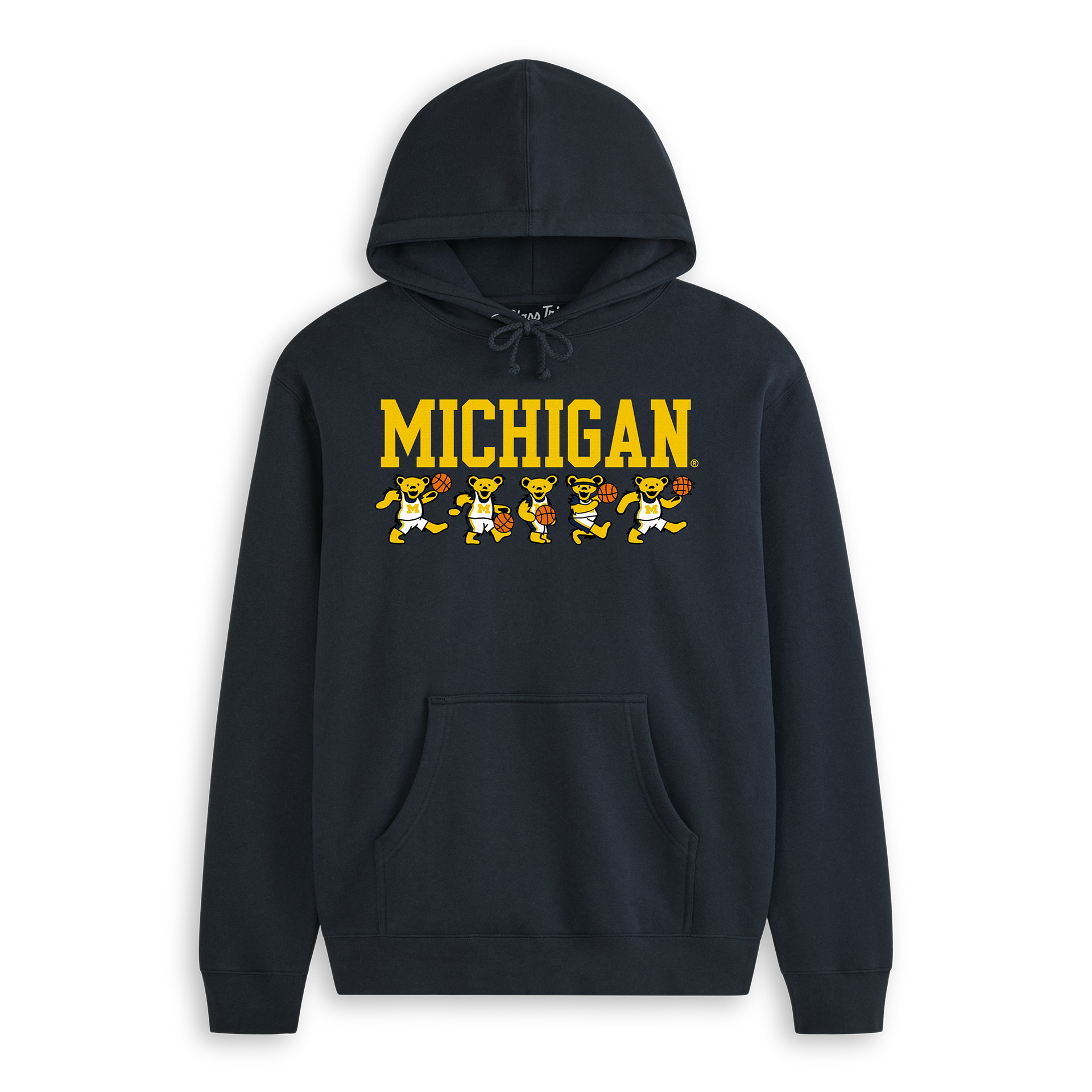Michigan x Grateful Dead Basketball Bears Hoodie – Class Trip