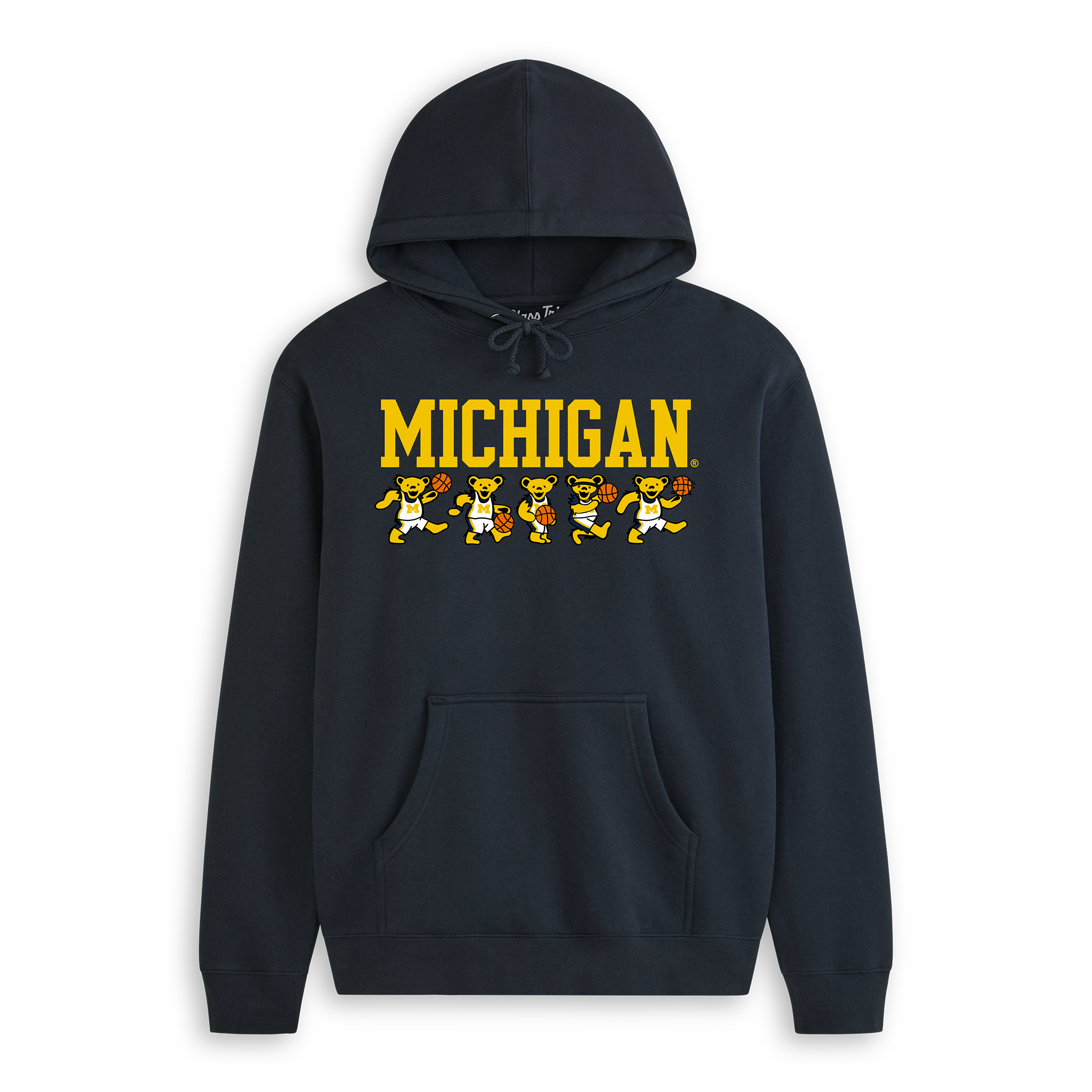 Michigan x Grateful Dead Basketball Bears Hoodie