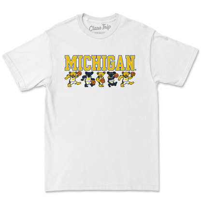 Michigan x Grateful Dead Basketball Bears Tee