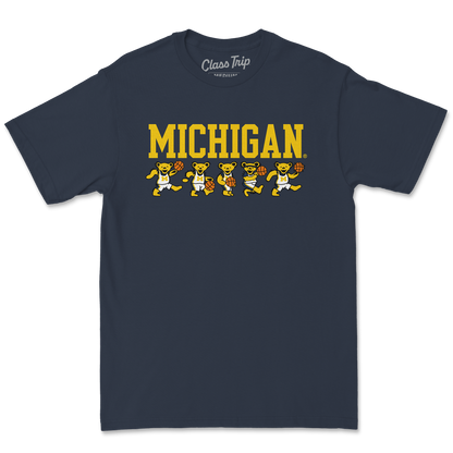 Michigan x Grateful Dead Basketball Bears Tee
