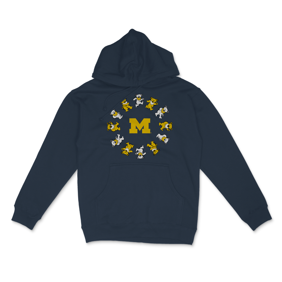 Michigan x Grateful Dead Circle Bears Hoodie