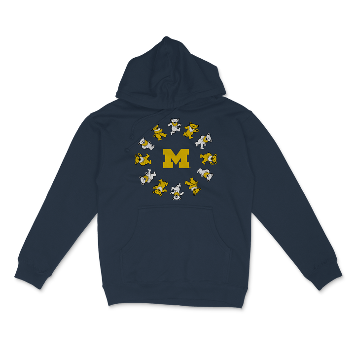 Michigan x Grateful Dead Circle Bears Hoodie