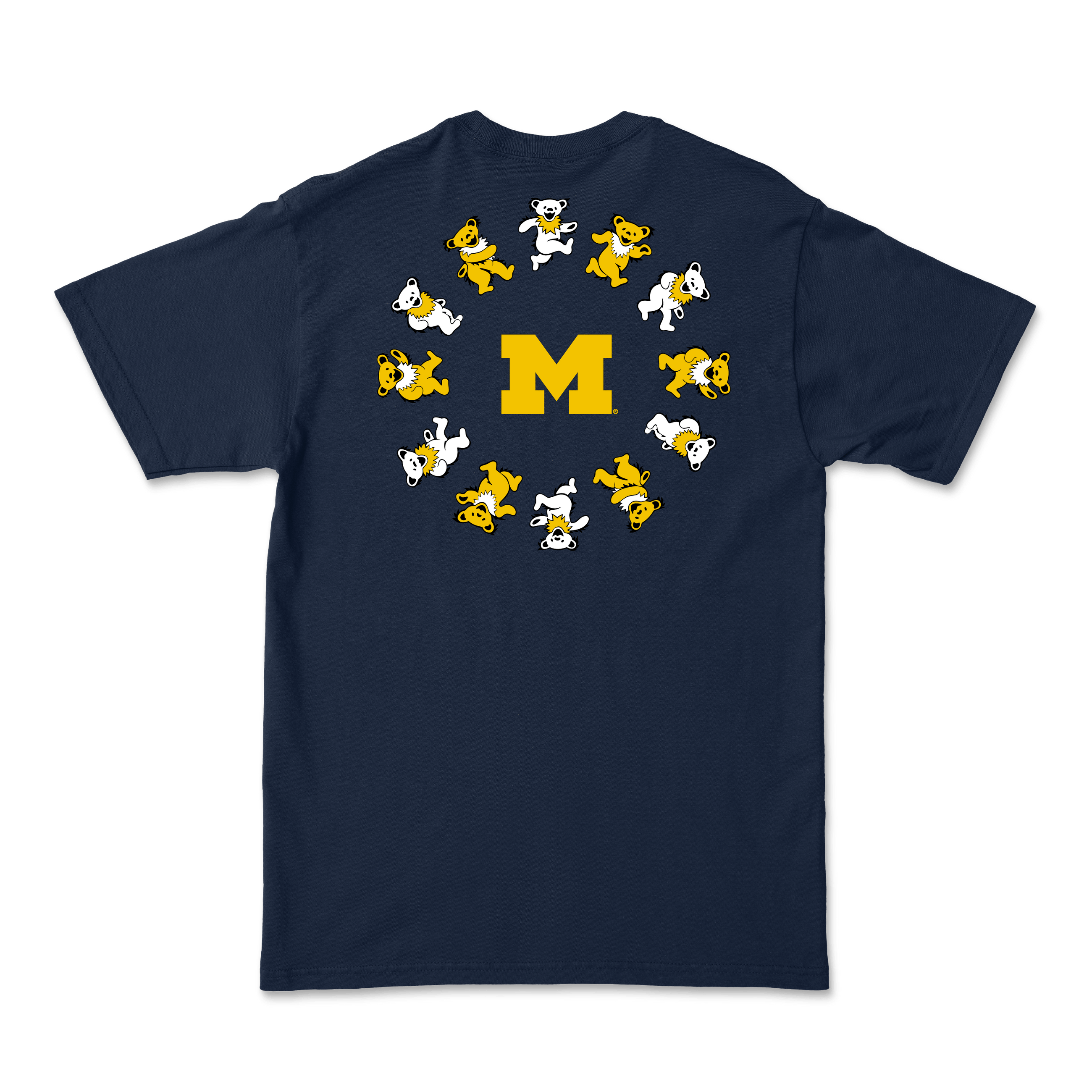 KIRK - navy- size XL - Michigan xGrateful DeadCircle BearsTee
