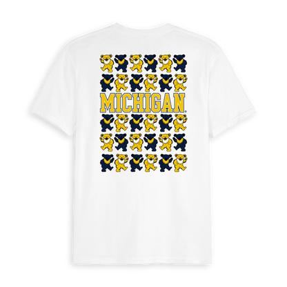 Michigan x Grateful Dead Stacked Bears Tee
