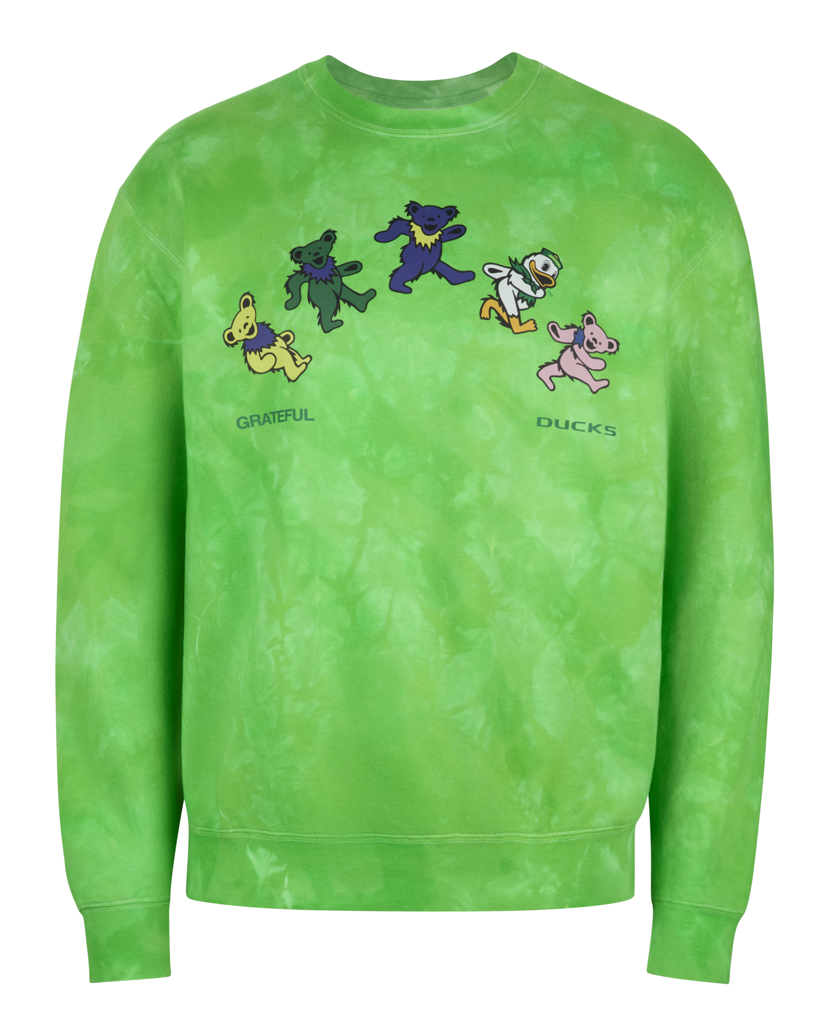 Nike x Class Trip x Grateful Dead x Oregon Grateful Duck Rainbow Tie Dye Crewneck