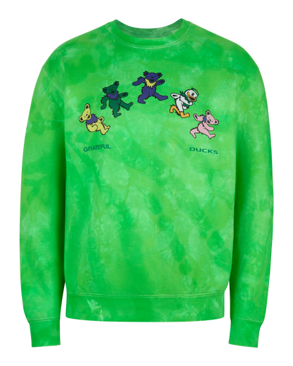 Nike x Class Trip x Grateful Dead x Oregon Grateful Duck Rainbow Tie Dye Crewneck