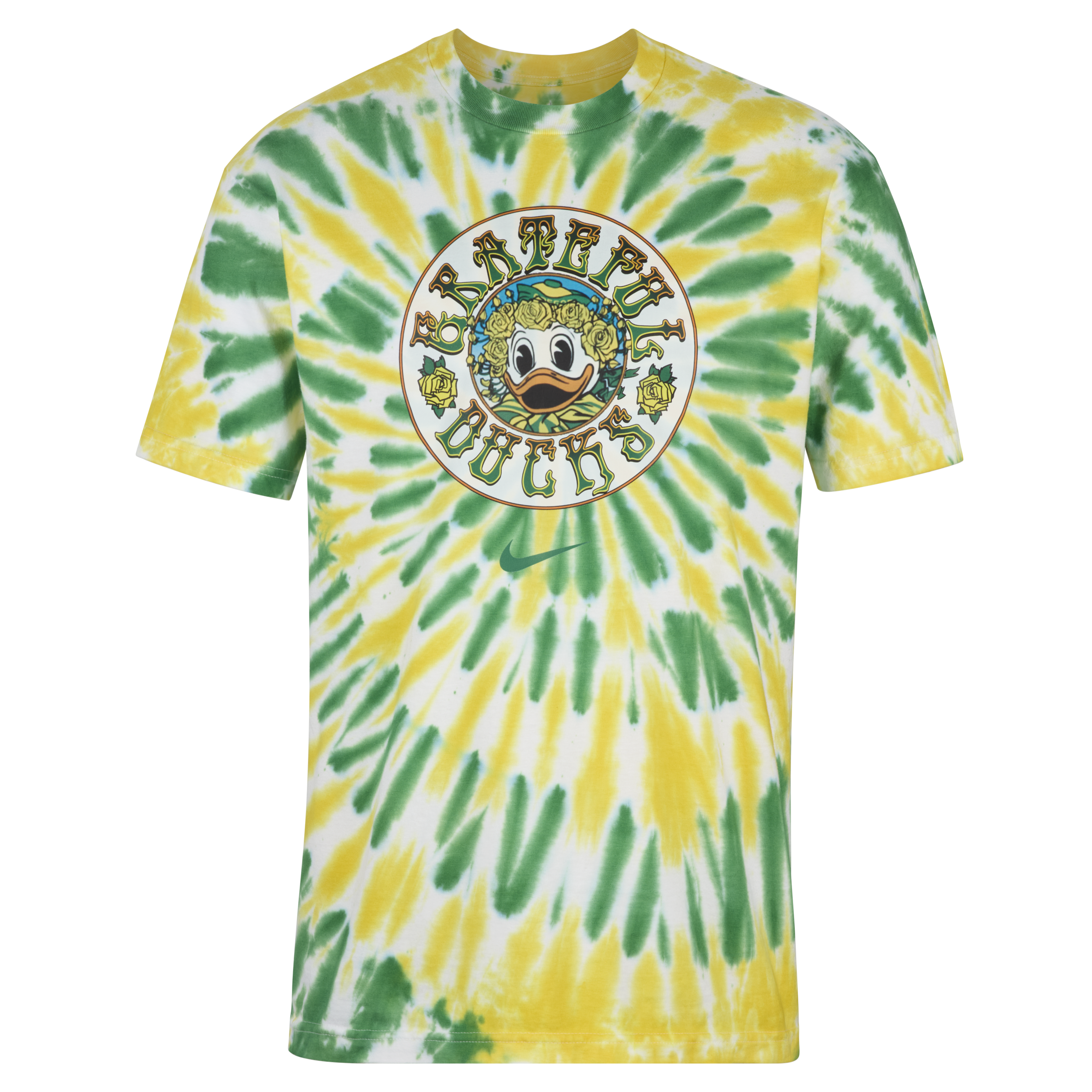 Nike x Class Trip x Grateful Dead x Oregon Duck & Roses Tie Dye T-Shirt
