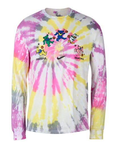 Friend of the Ducks Tie Dye Long Sleeve Tee