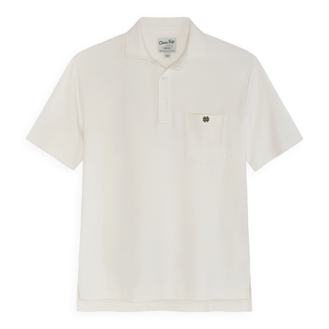 Notre Dame Organic Cotton Pocket Polo