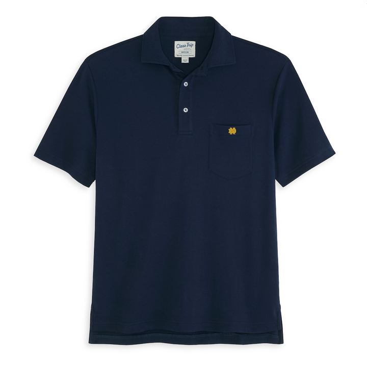 Notre Dame Organic Cotton Pocket Polo