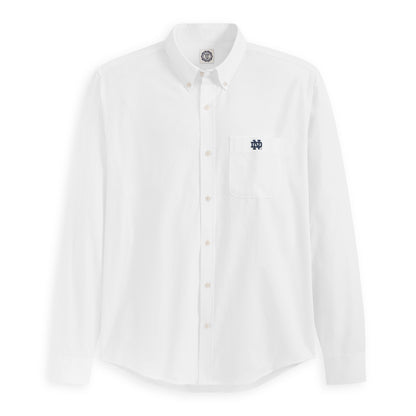 Notre Dame Men's Cotton Oxford