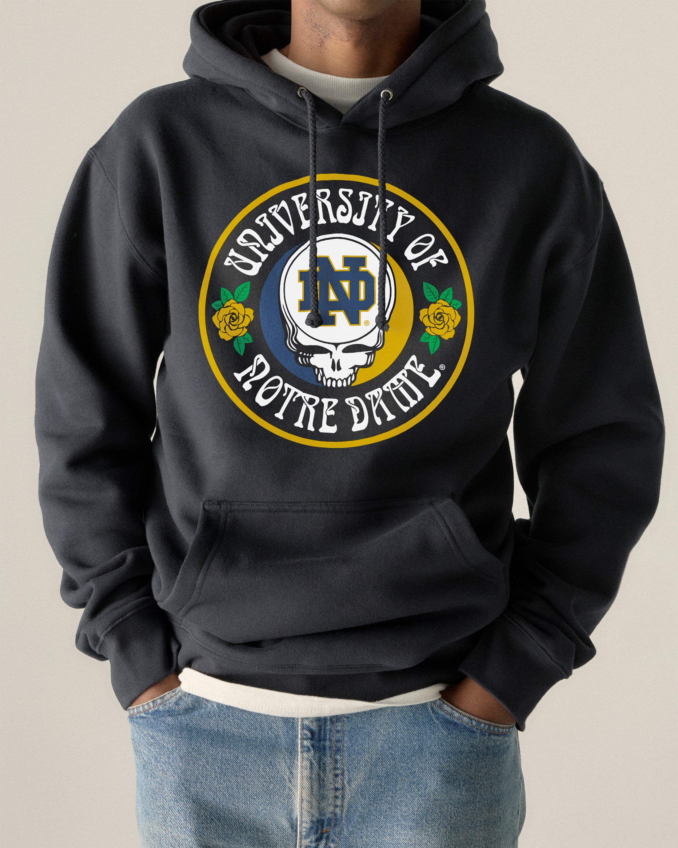 Notre Dame x Grateful Dead SYF Roses Hoodie