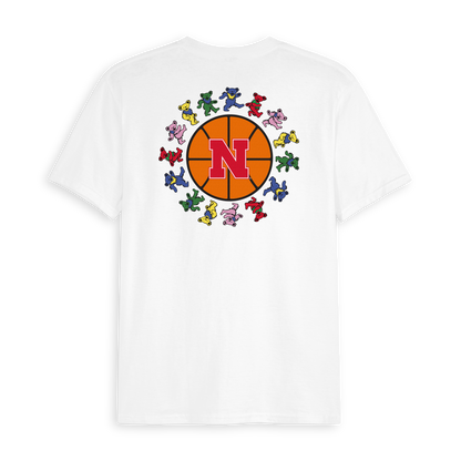 Nebraska x Grateful Dead Full Court Bears Tee