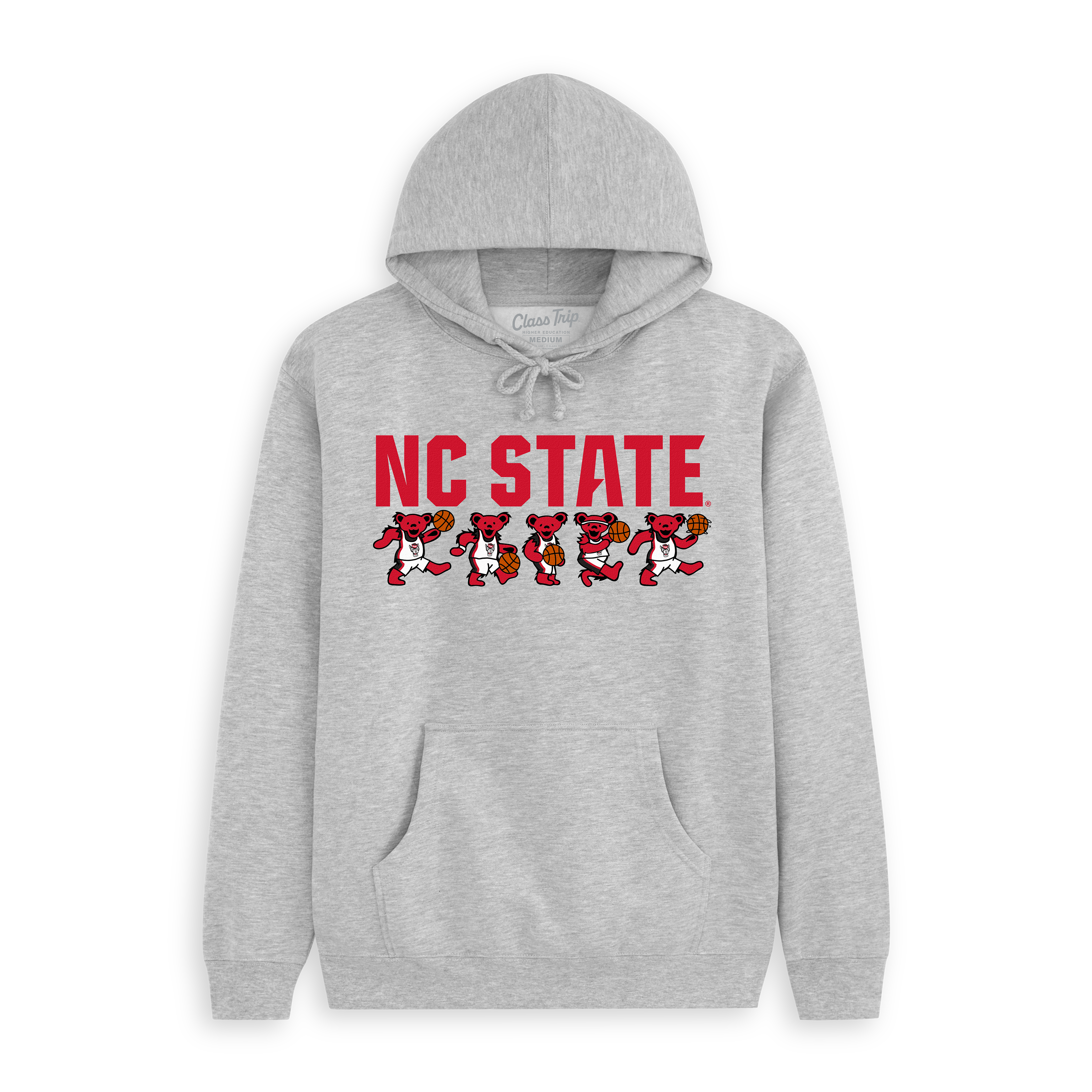 NC State x Grateful Dead Basketball Bears Hoodie