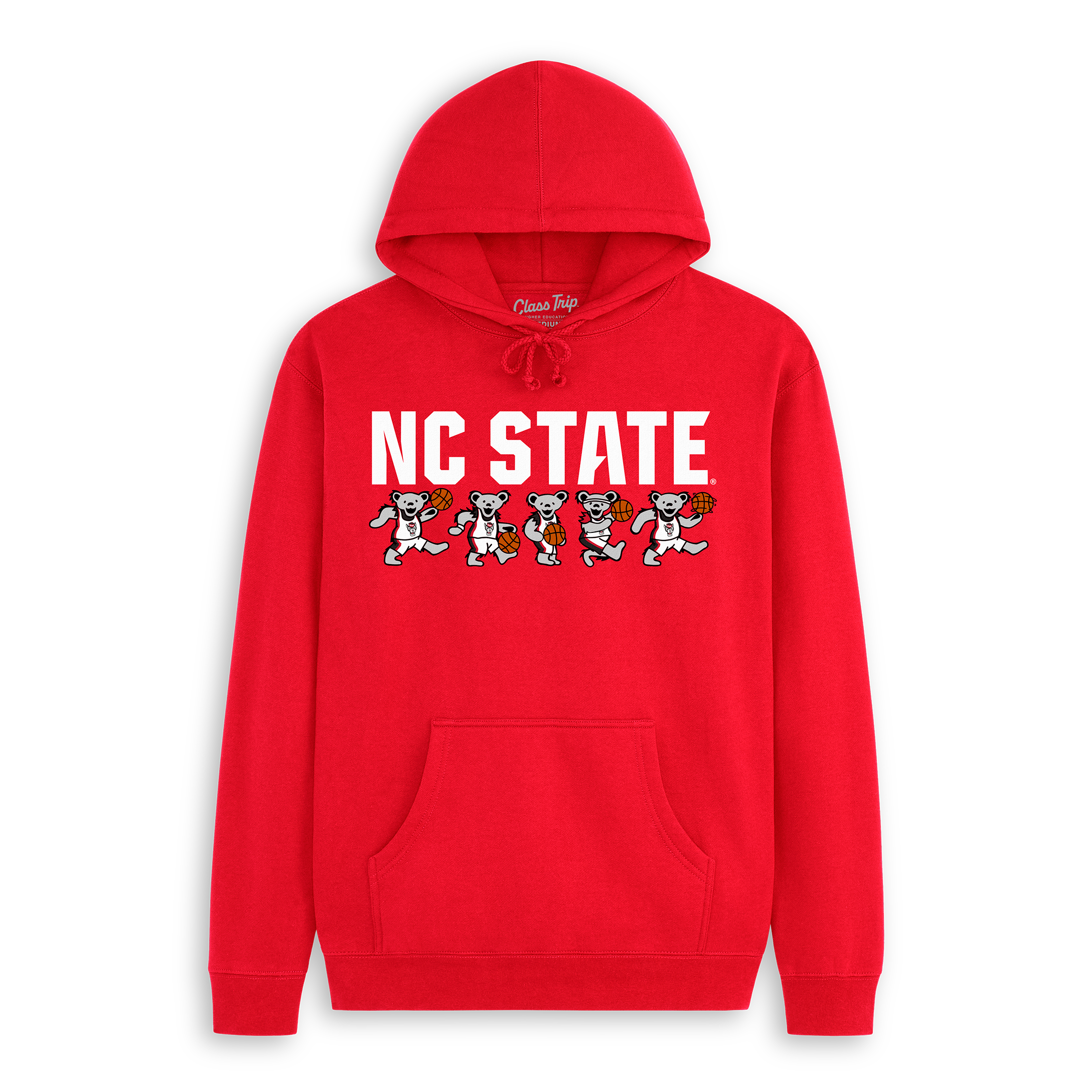 NC State x Grateful Dead Basketball Bears Hoodie