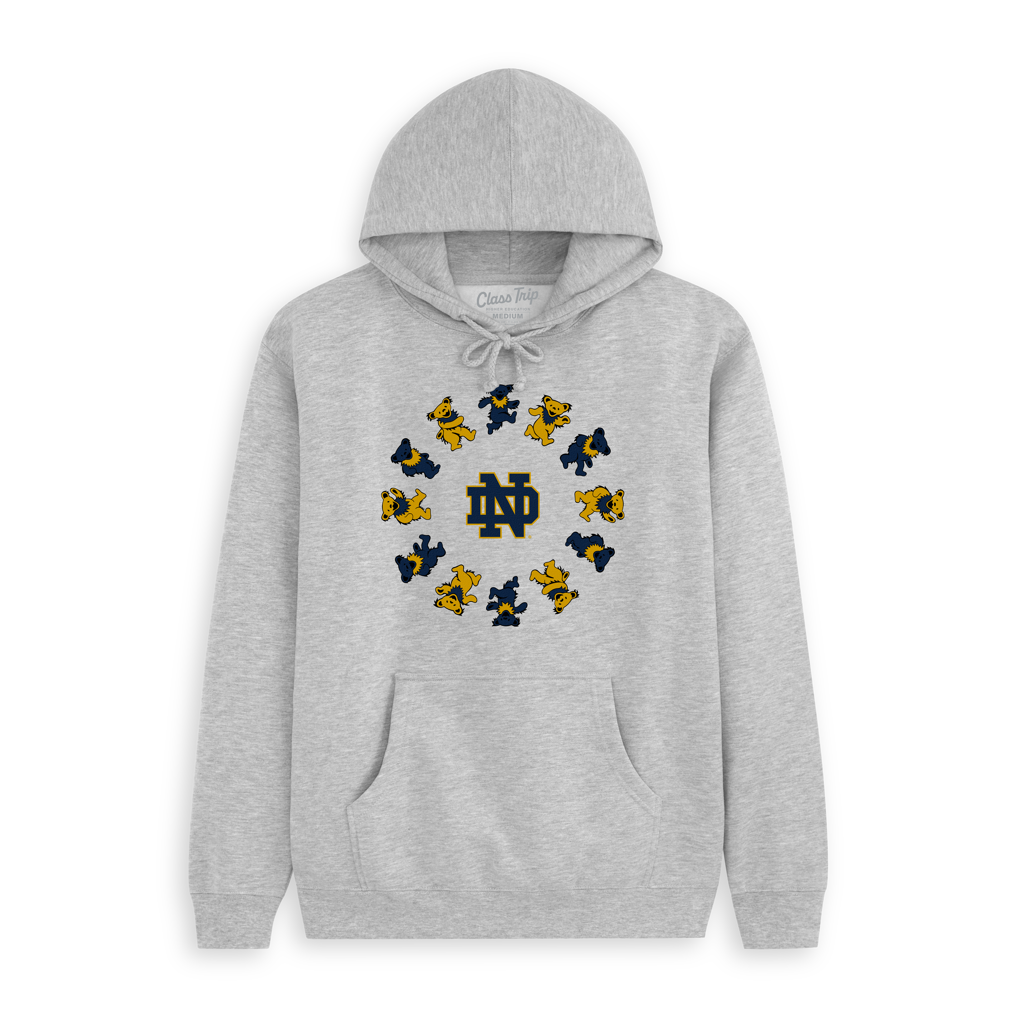 Notre Dame x Grateful Dead Circle Bears Hoodie – Class Trip