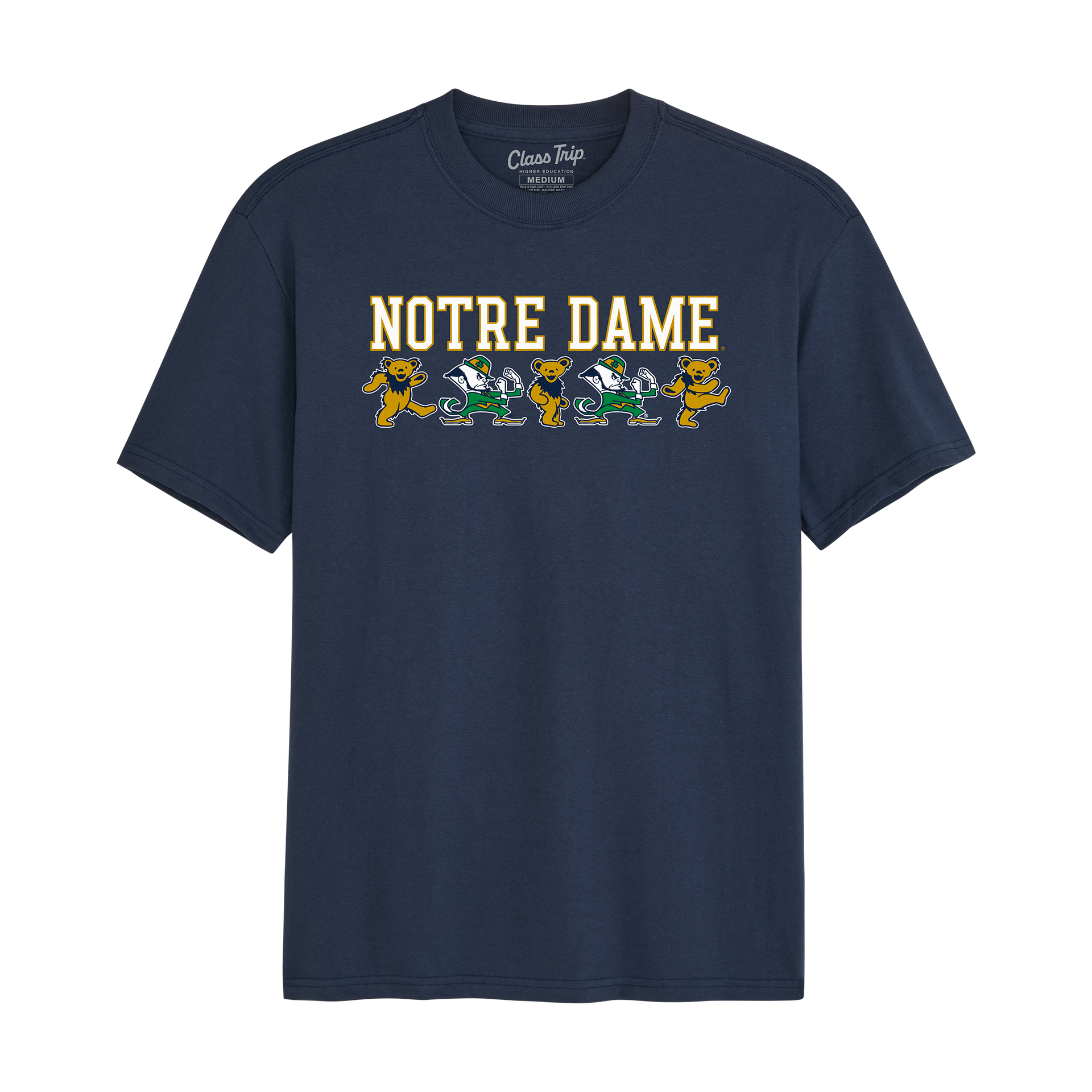 Notre Dame x Grateful Dead Mascot Bears Tee – Class Trip