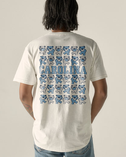 North Carolina x Grateful Dead Stacked Bears Tee