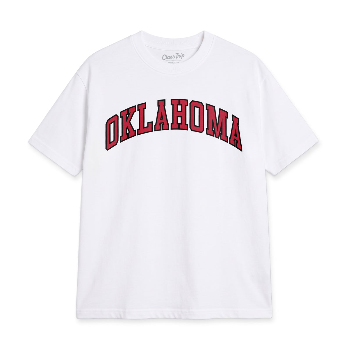 Oklahoma Heavyweight Washed Campus Tee