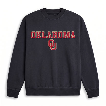 Oklahoma Heavyweight Campus Crewneck