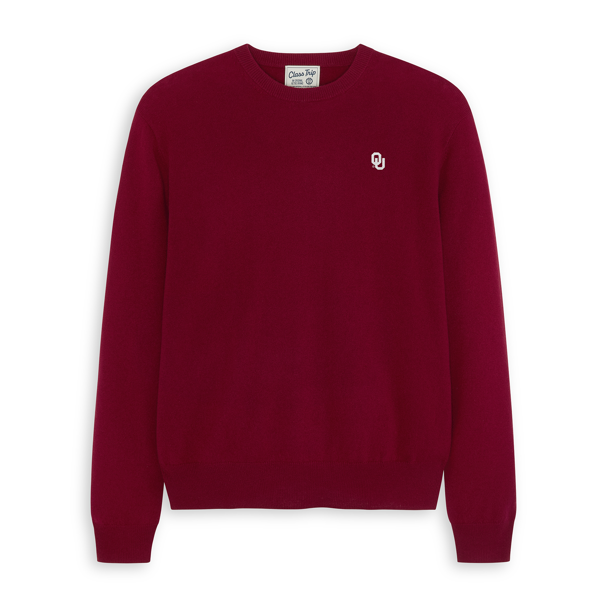 Oklahoma Men’s Merino Crewneck Sweater