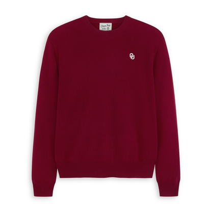 Oklahoma Men’s Merino Crewneck Sweater