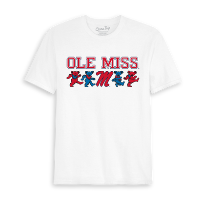 Ole Miss x Grateful Dead Mascot Bears Tee