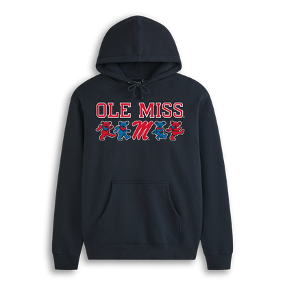 Ole Miss x Grateful Dead Mascot Bears Hoodie