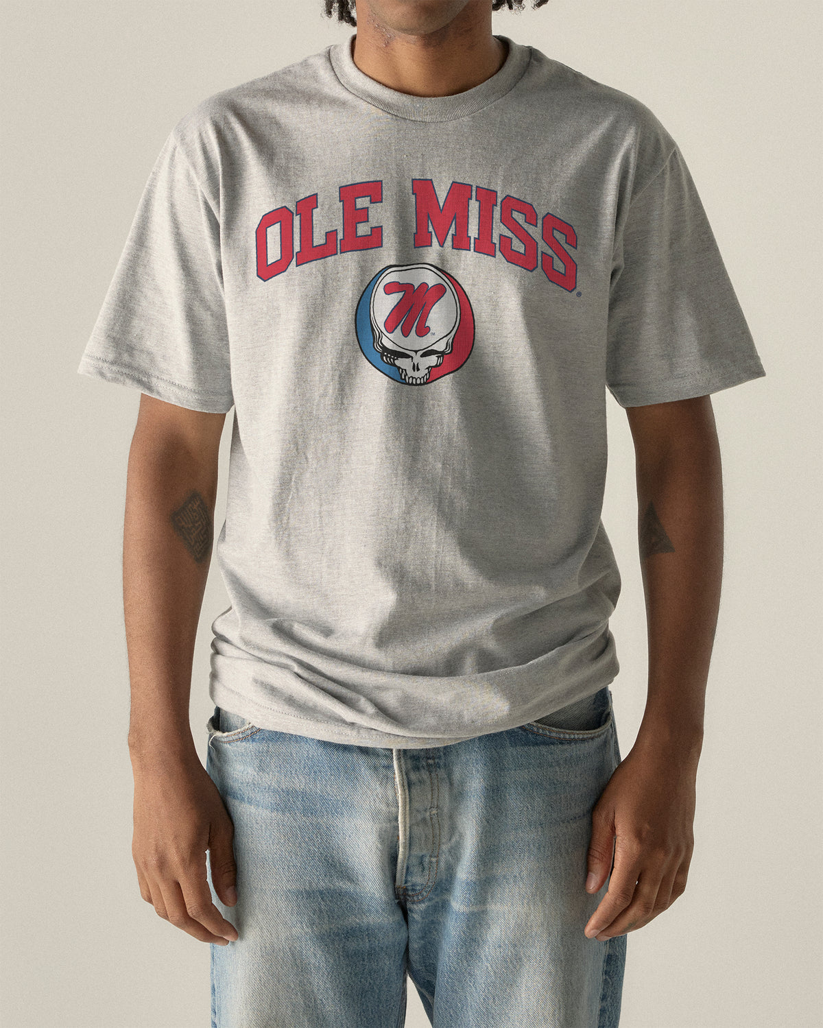 Ole Miss x Grateful Dead Steal Your Face Arch Tee