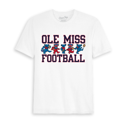 Ole Miss x Grateful Dead Football Bears Tee