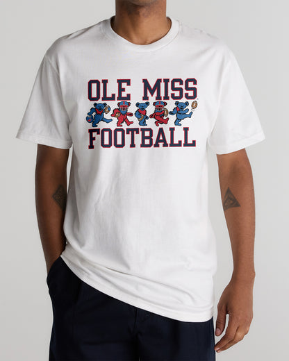 Ole Miss x Grateful Dead Football Bears Tee