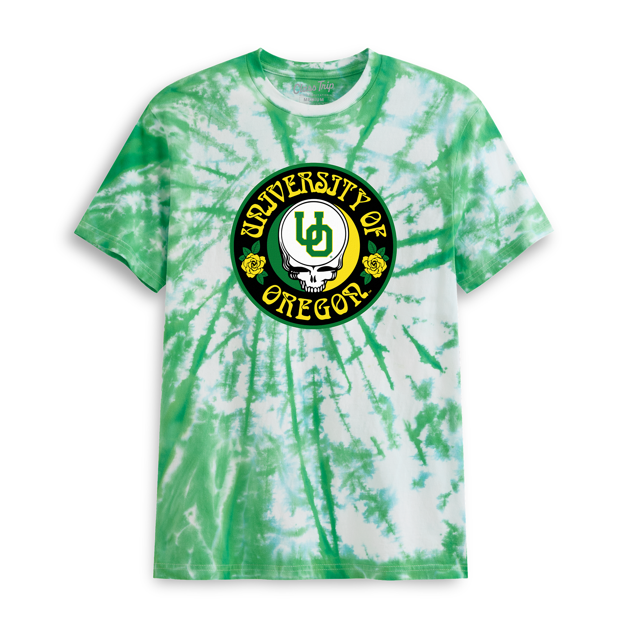 Oregon x Grateful Dead Run for the Roses Tie Dye Tee
