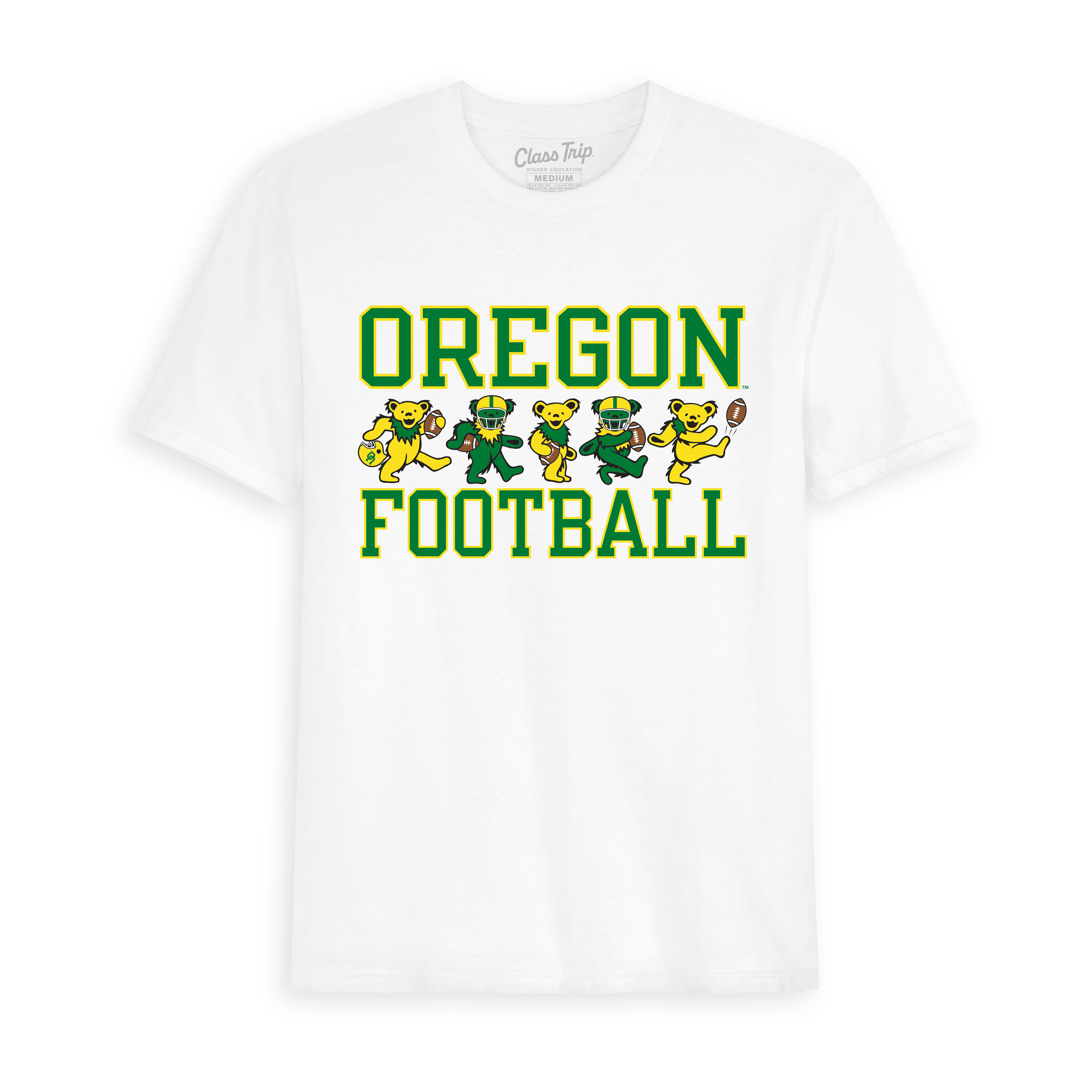 Oregon x Grateful Dead Football Bears Tee