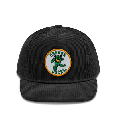 Oregon x Grateful Dead Bear Patch Cord Hat