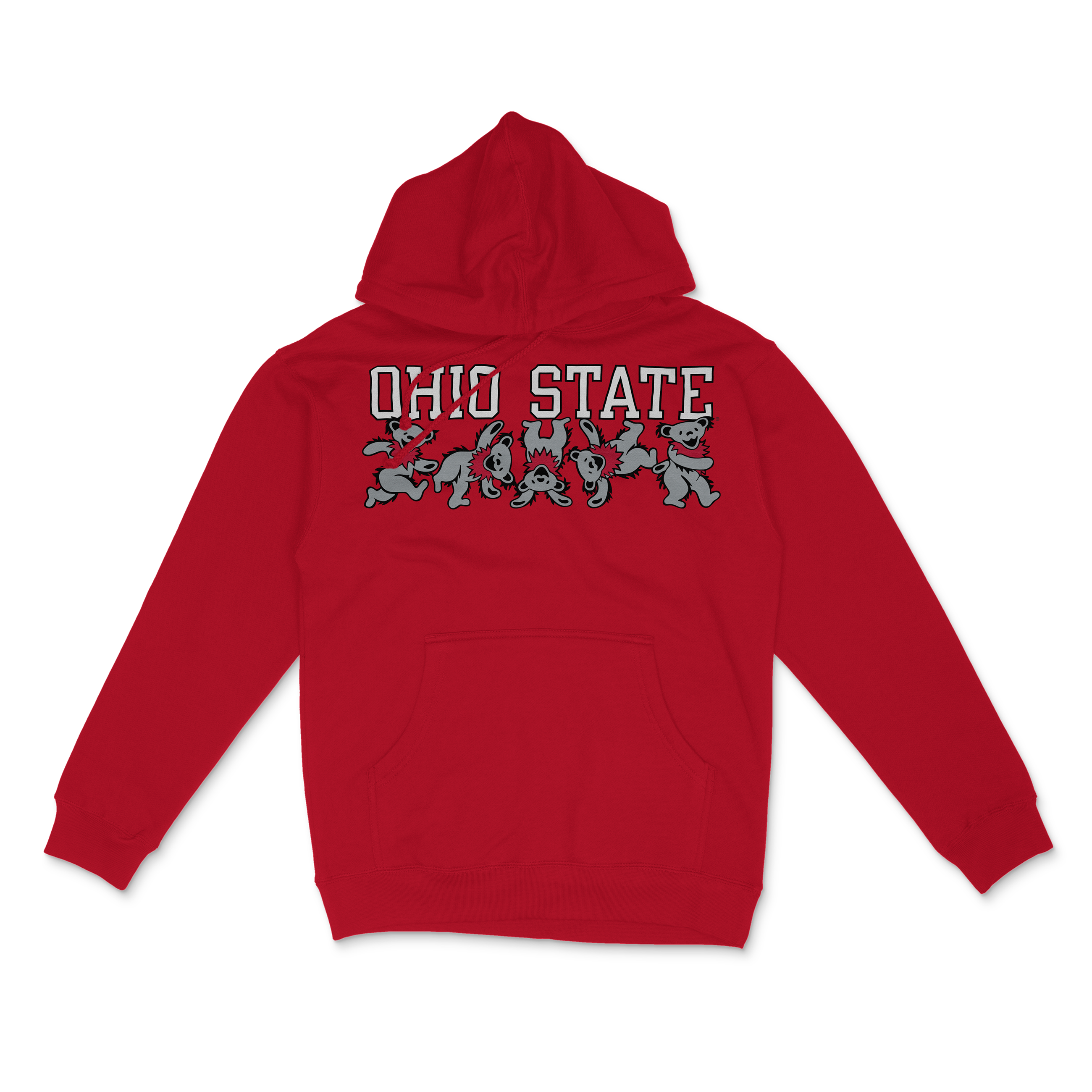 Ohio State University x Grateful Dead Cartwheel Bears Hoodie