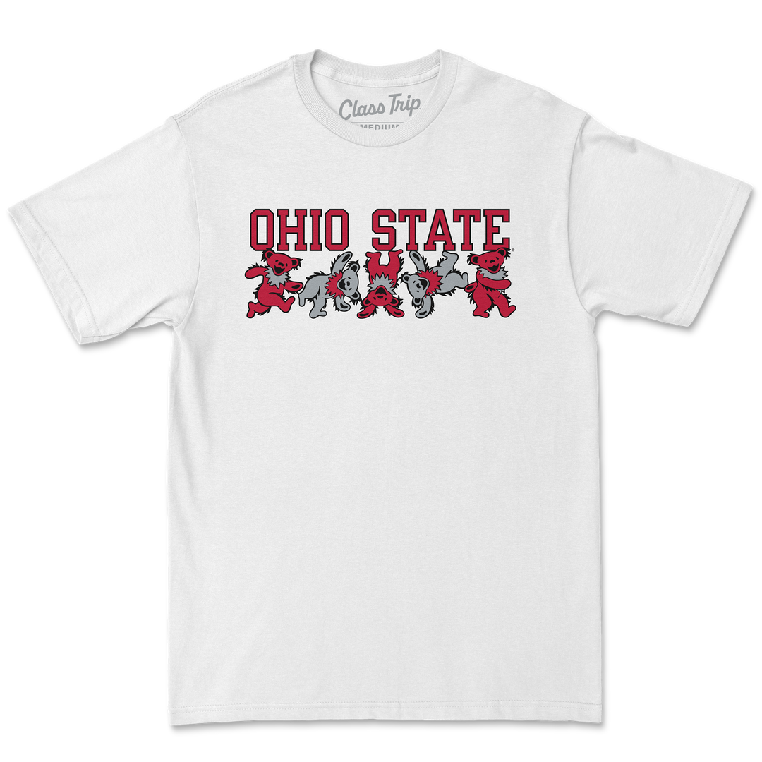 Ohio State University x Grateful Dead Cartwheel Bears Tee