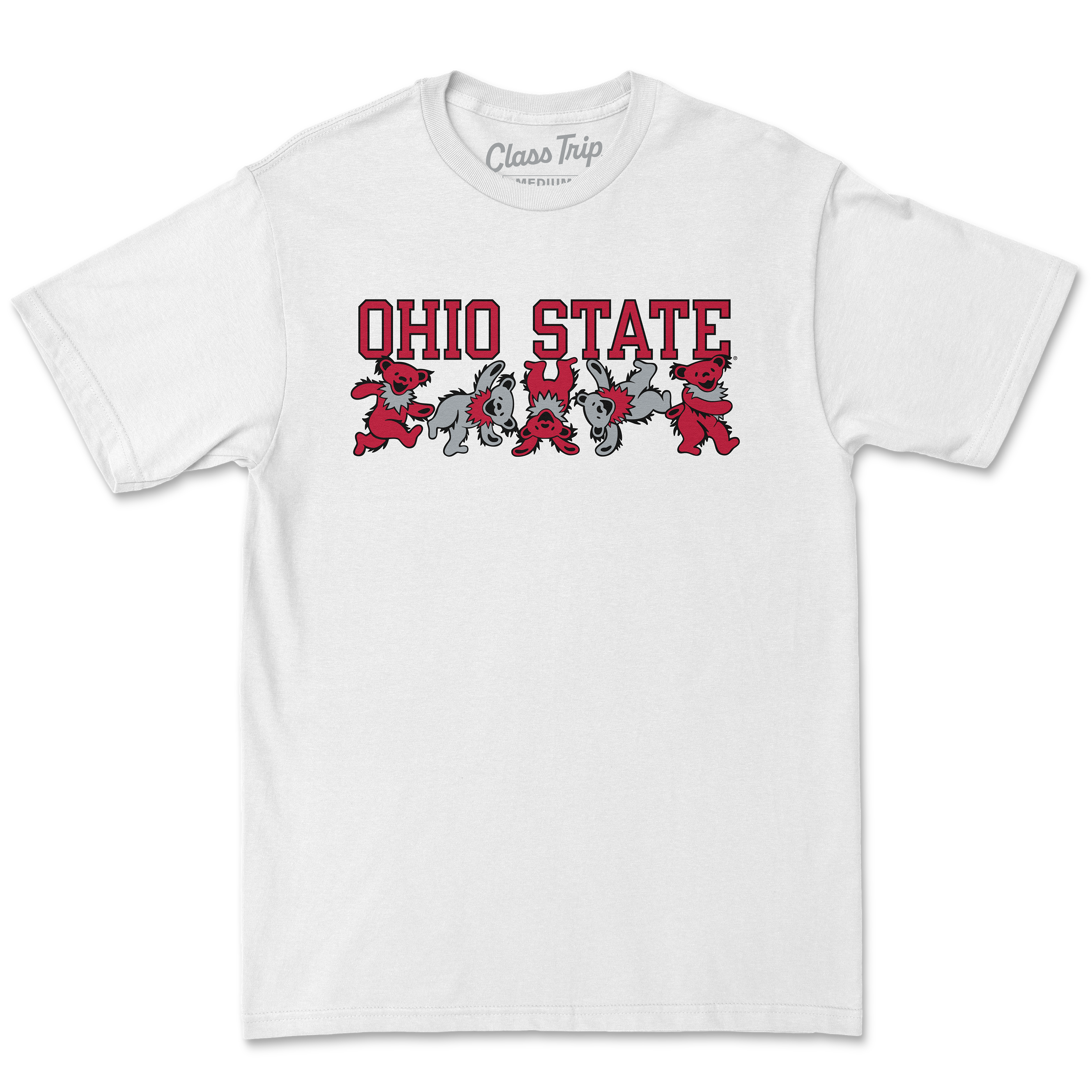 Ohio State University x Grateful Dead Cartwheel Bears Tee