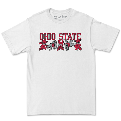 Ohio State University x Grateful Dead Cartwheel Bears Tee