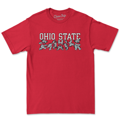 Ohio State University x Grateful Dead Cartwheel Bears Tee