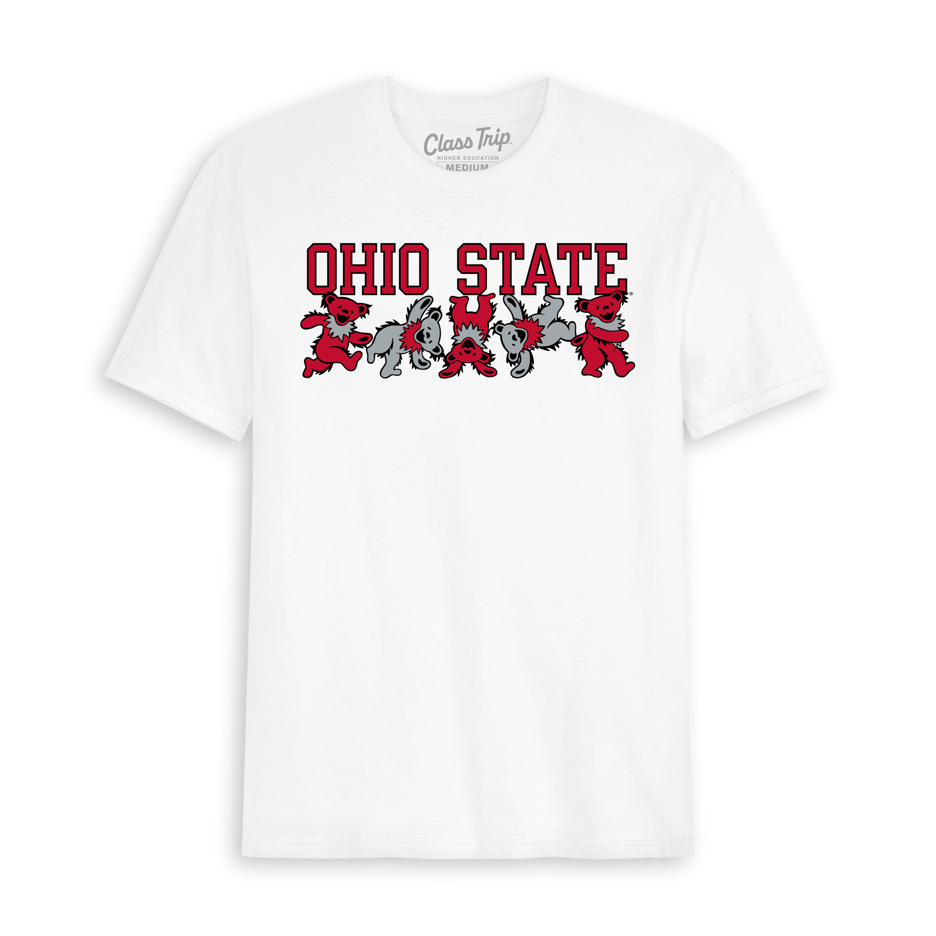 Ohio State University x Grateful Dead Cartwheel Bears Tee – Class Trip