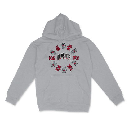 Ohio State University x Grateful Dead Circle Bears Hoodie