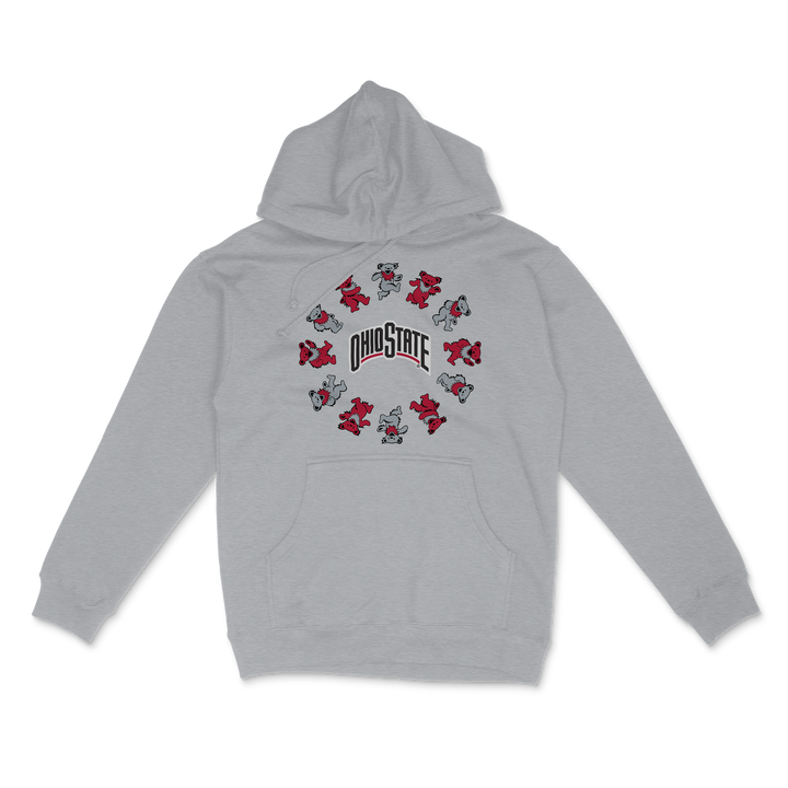 Ohio State University x Grateful Dead Circle Bears Hoodie