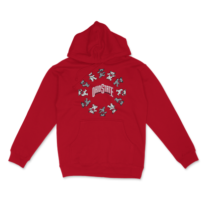 Ohio State University x Grateful Dead Circle Bears Hoodie